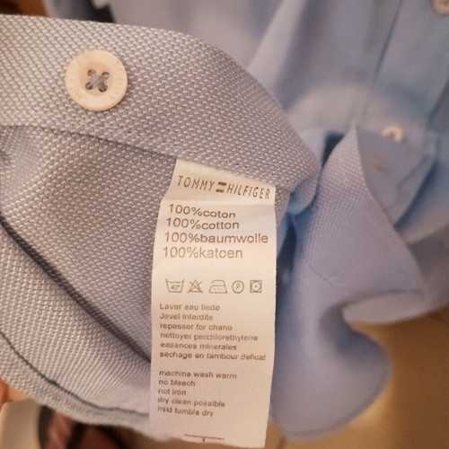 Tommy Hilfiger men's dress shirt light blue size XXL like new