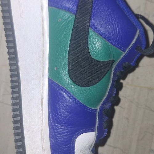 Nike Air Force 1 custom used, size 40.5, multicolor sneakers