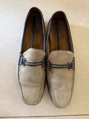 Tod's loafers used, 100% genuine leather, size 46, brown