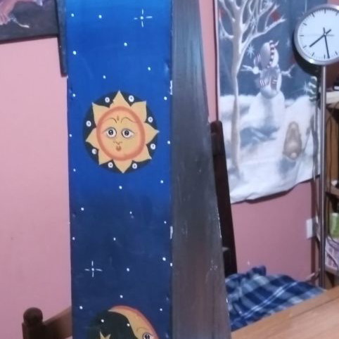 Handmade small furniture used, hand-painted