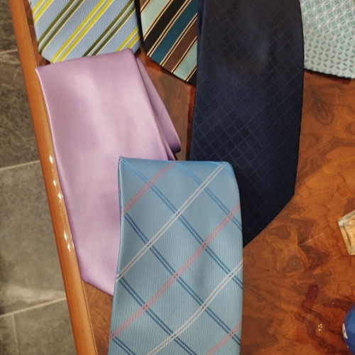 Ties pack of 6 like new, multicolored, mostly silk
