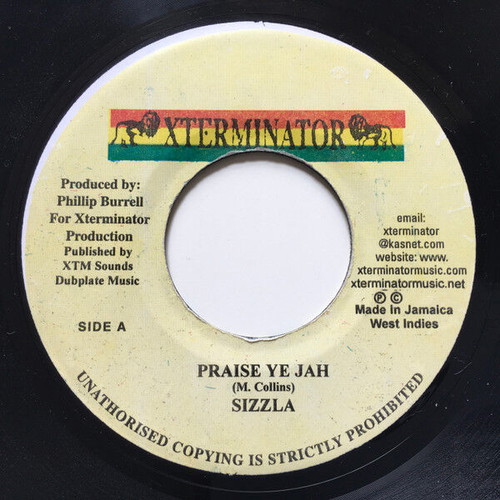 Sizzla Praise Ye Jah record used