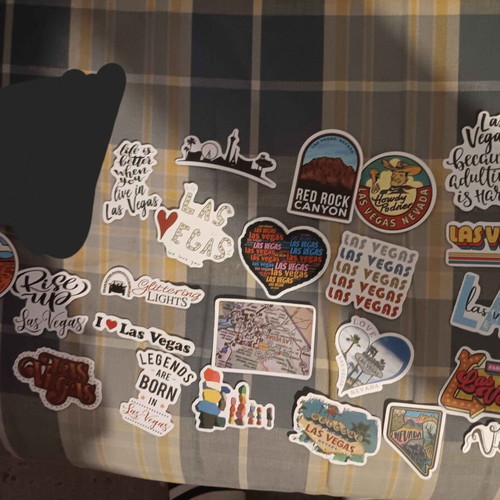 Las Vegas stickers new, pack of 24 tourist