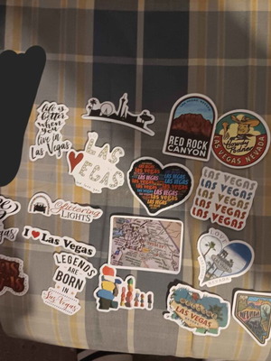 Las Vegas stickers new, pack of 24 tourist
