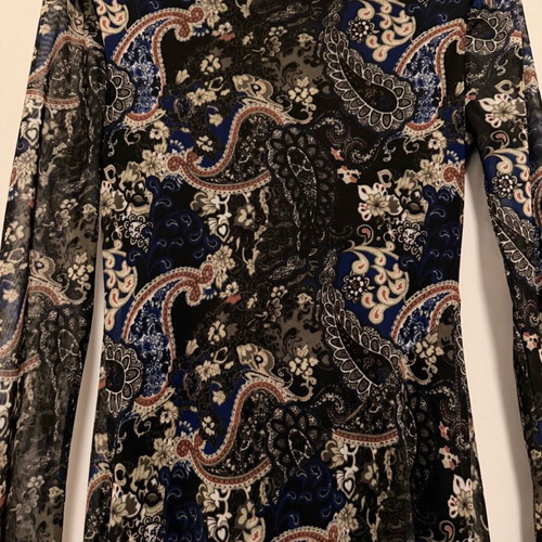 Boho dress long with paisley pattern like new