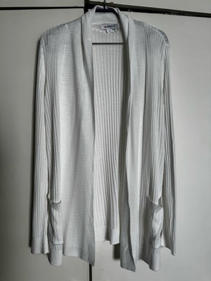 Λευκή πλεκτή ζακέτα Liz Claiborne Small σαν καινούργιο