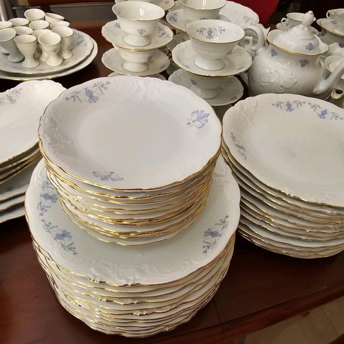 Vintage porcelain service Wawel 1970