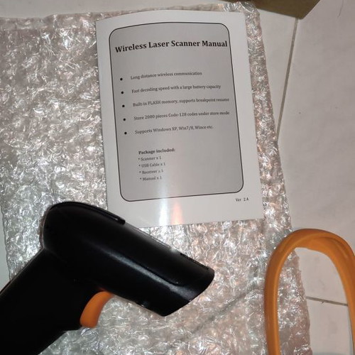 Wireless laser scanner new