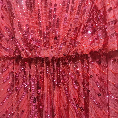 Demetrios dress with rhinestones like new