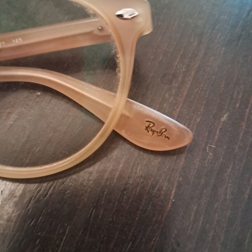 Ray Ban beige transparent eyeglasses