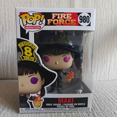 Funko Pop Fire Force Maki 980 with Protector new