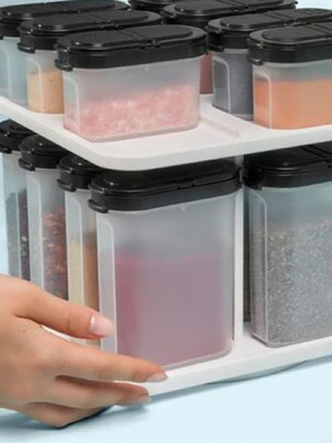 Tupperware rotating spice rack new without containers