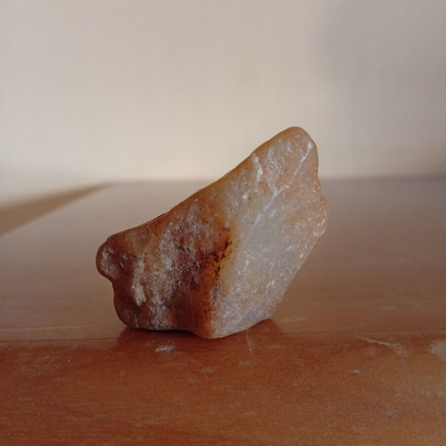 Authentic brown translucent quartz crystal