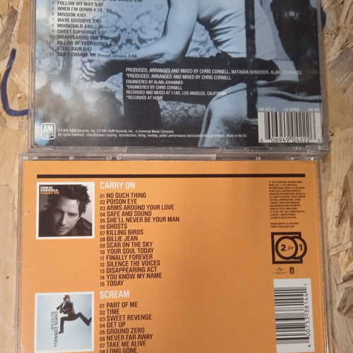 Chris Cornell Euphoria Morning, Carry On & Scream CD pack