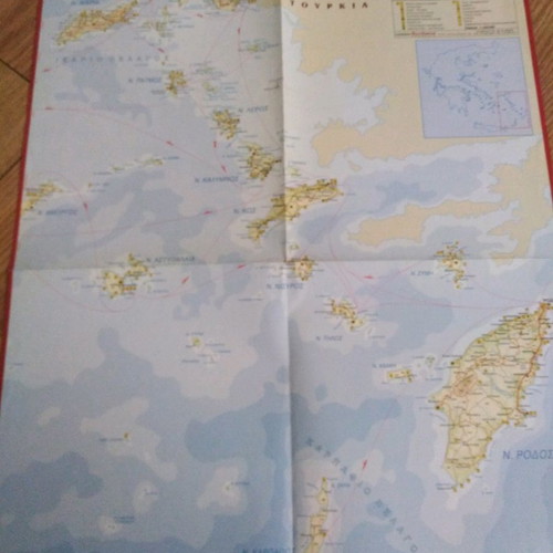 Maps used, pack of 13 from all over Greece