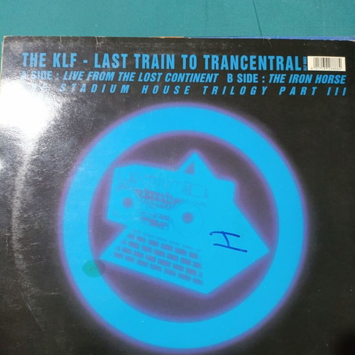 The KLF Last Train to Trancentral vinyl record