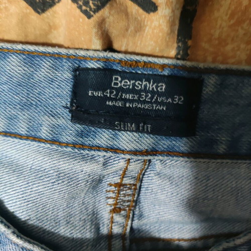 Men's pants used, 4 pieces, Lee brand, gray and blue, sizes M and L
