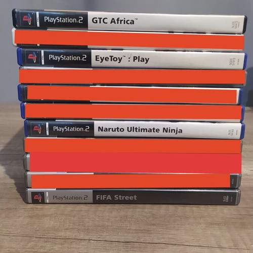 PlayStation 2 games used, set of 4, Sony console