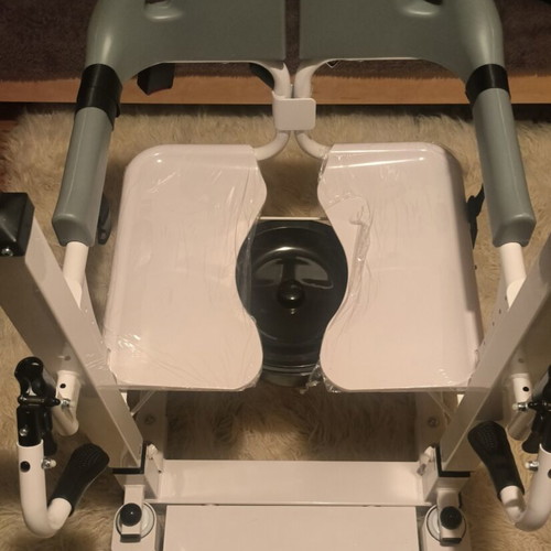 Wheeled Chair for Patient Transport and Toilet Use, New