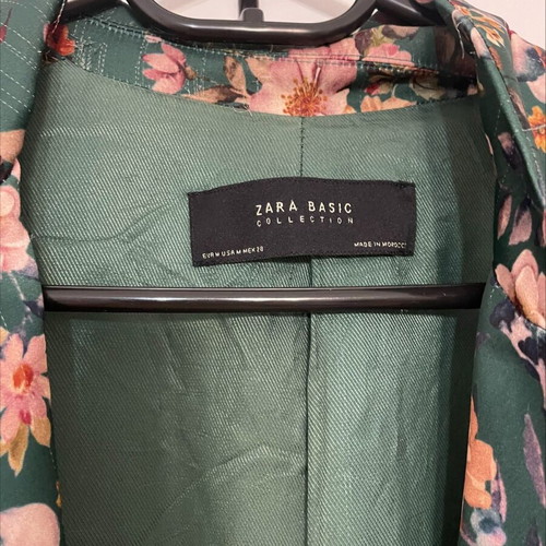 Zara floral jacket medium size like new, oversized fit