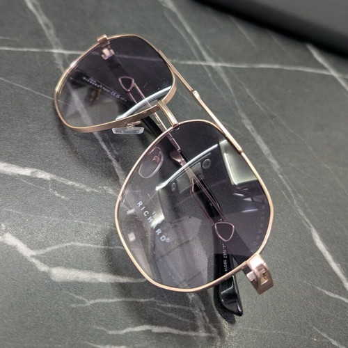 Rhom Richard TR9073 44-N47 sunglasses new gold