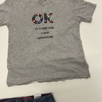Φόρεμα Tommy Hilfiger γκρι, φούστα Desigual και μπλούζα Zara σαν καινούργια