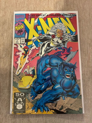 X-Men Vol.2 #1 Cover 1 like new, English 1991 Marvel Comics