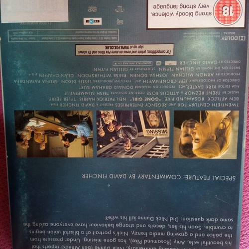 Gone Girl DVD like new with English subtitles