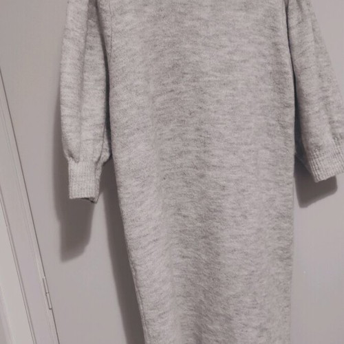 Dress with turtleneck short sleeve Orsay medium like new, gray