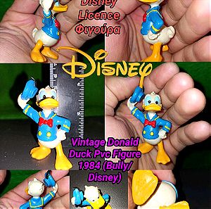 Donald Duck Vintage Pvc Figure 1984 Bully Αυθεντική Disney Licence Φιγούρα του Ντόναλντ Ντάκ της Ντίσνεϊ Όμορφη Συλλεκτική