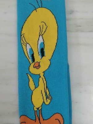 Egs Socks Tweety onesize 40-46 new, turquoise and yellow