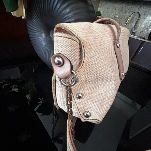 Elizabeth George crossbody bag beige used, summer style