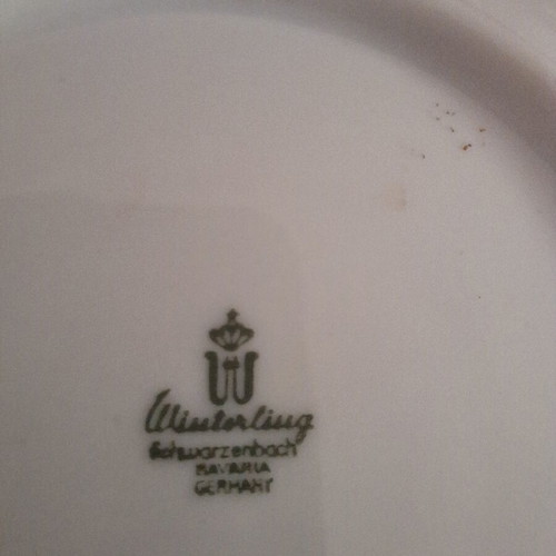 Winterling Bavaria Germany coffee set 14 pieces like new, porcelain