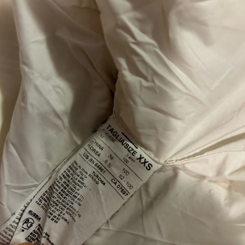 Benetton white jacket 100cm, 3 years old