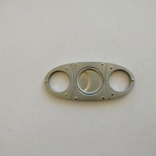 Metal cigar cutter "HELLO BINARY" used