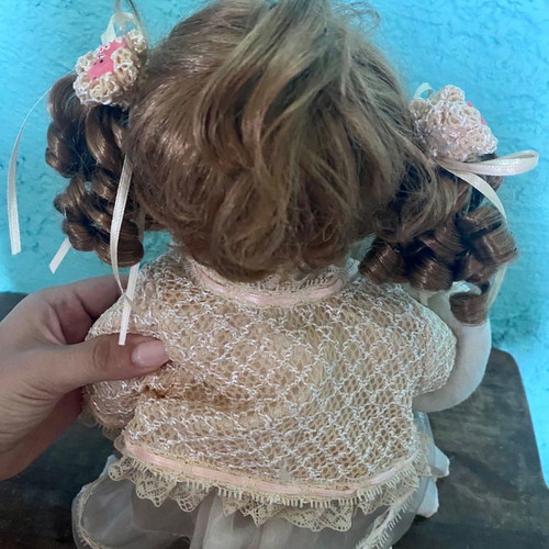 Decorative doll used, 24cm height and 21cm width