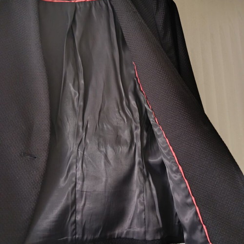 Benetton black spring-fall jacket, size S