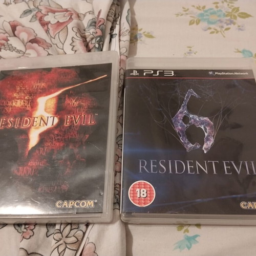 Resident Evil 5 and 6 PS3 games