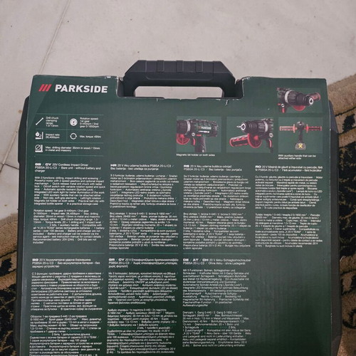 Parkside ηλεκτρικό δραπανοκατσαβίδο 20V ασύρματο καινούργιο