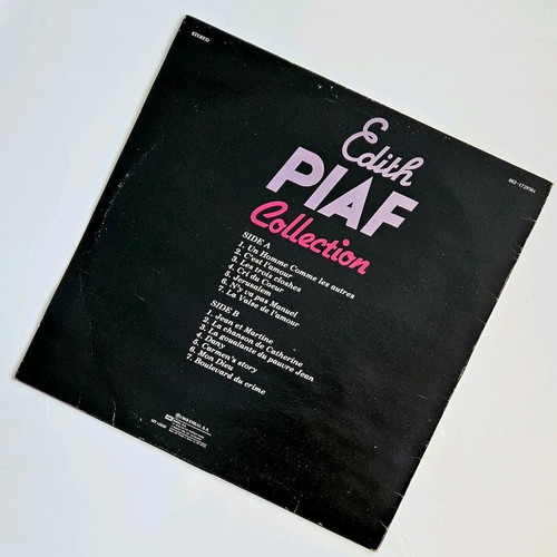 Edith Piaf Collection vinyl record like new