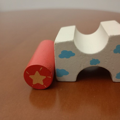 Wonderworld Tower Block wooden educational toy used