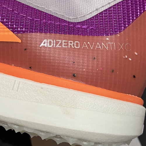 Adidas Adizero Avanti XC running shoes new, multicolor, size 42.5