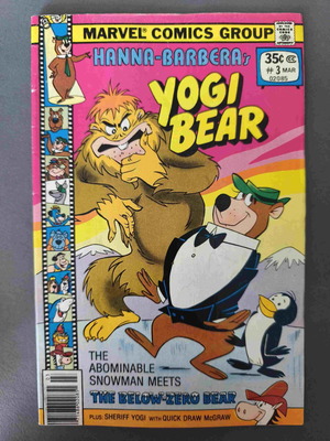 Yogi Bear 3 comic used, English