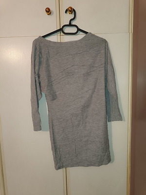 Μπλουζοφόρεμα Pink Woman γκρι σαν καινούργιο, μέγεθος S