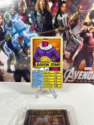 Κάρτα Marvel Top Trumps Baron Zemo σε άριστη κατάσταση