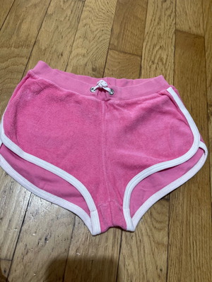 Petit Bateau pink terry shorts size 8 in good condition