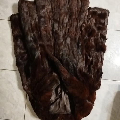 Mink furs like new, brown, sold together