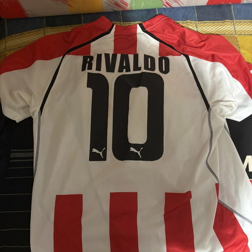 Rivaldo Olympiacos football jersey, authentic