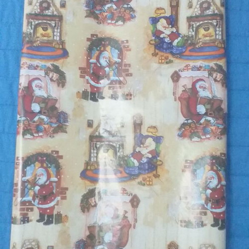 Christmas wrapping paper new, pack of 8 sheets
