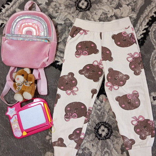 Teddy Bear Girls' Sportswear Set like new with gifts